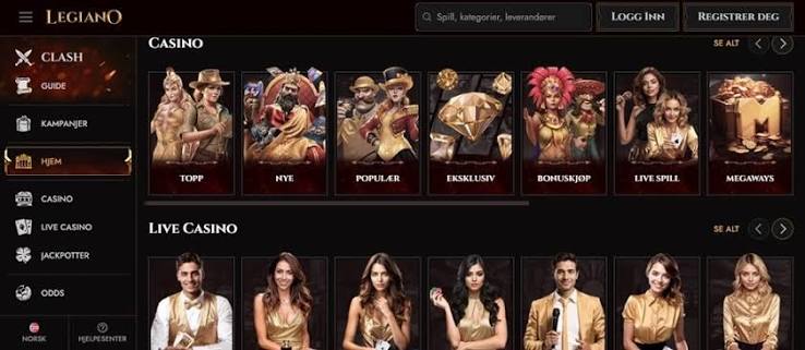 Legiano Casino Website-Testbericht Legiano Casino Website-Testbericht